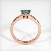 0.70 Ct. Sapphire Ring, 14K Rose Gold 3